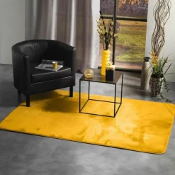 maxibazar Tapis 120X170Cm Flanou Jaune