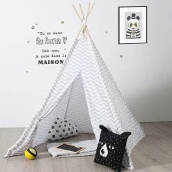 Tipi Deco Gris Clair H.160Cm