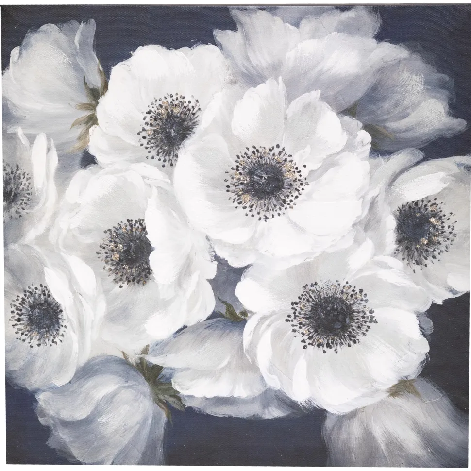 Atmosphera Toile Fleur D.38X38Cm