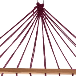 Toile Hamac Ethnique Frange 2M Rose