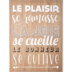 Atmosphera Toile Imprimee Citations D.58X78Cm