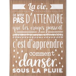 Atmosphera Toile Imprimee Citations D.58X78Cm