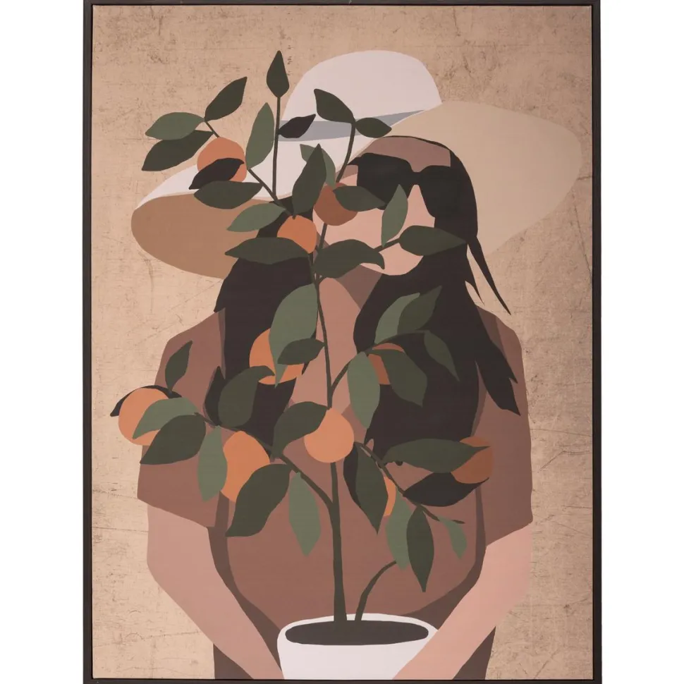 maxibazar Toile Imprimee Femme D.58X78Cm