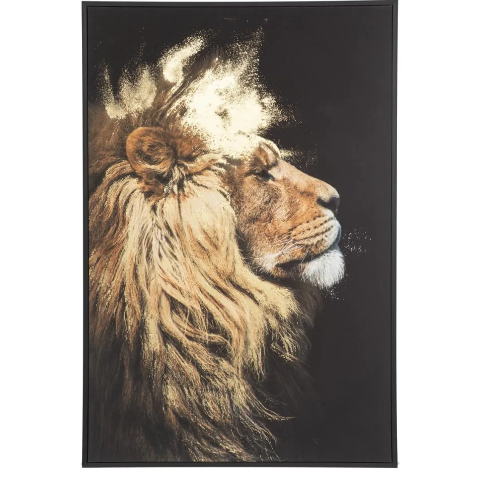 maxibazar Toile Imprimee Lion 60X90Cm