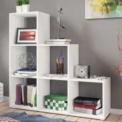 Trio Bibliotheque 3 Niveaux Blanc