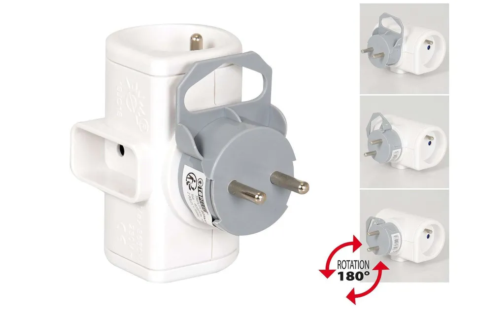 Triplite Rotative 2X16A Et 1X6A