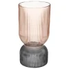 maxibazar Vase Bicolore Rose H.24.5Cm