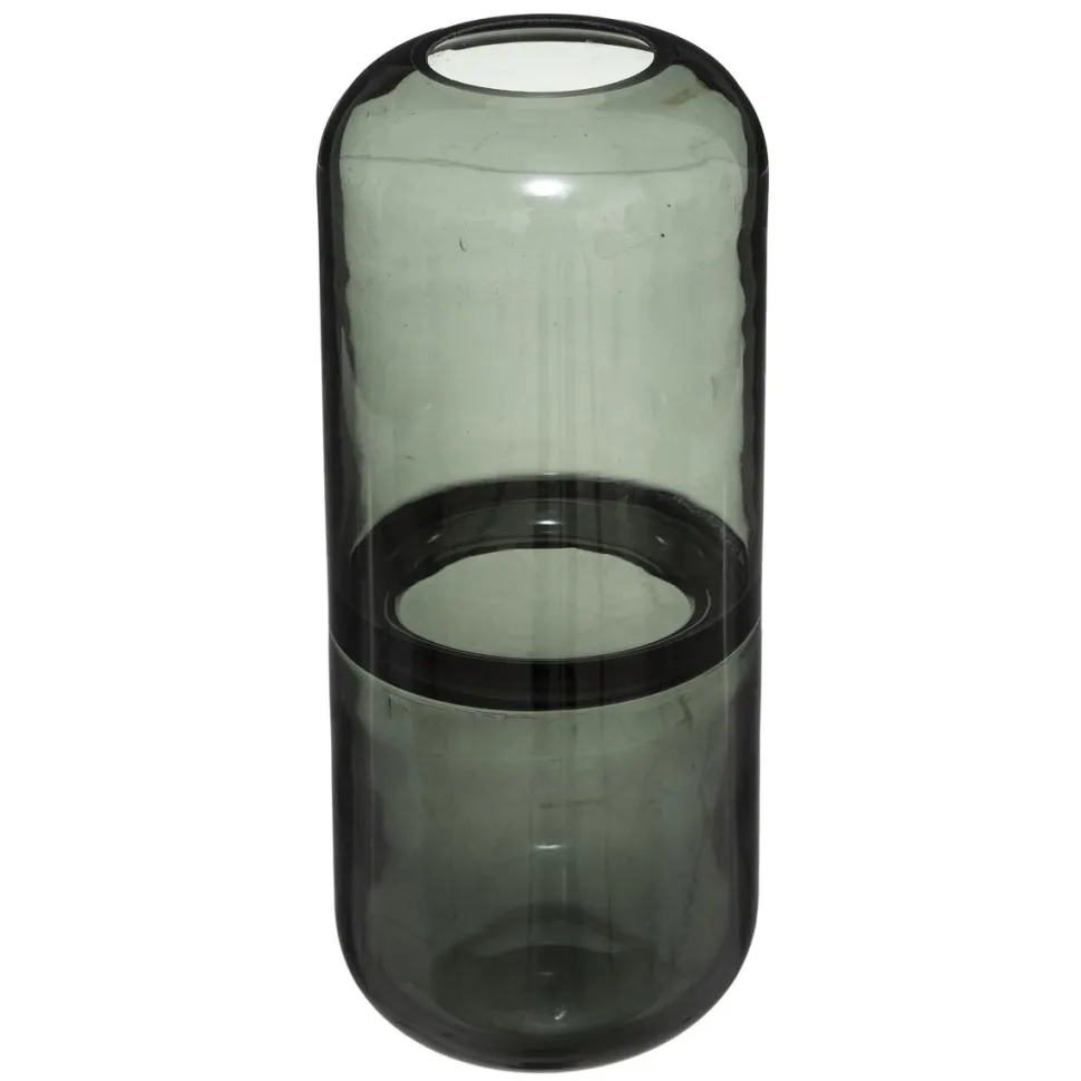 maxibazar Vase Bouteille Line Solid H.25Cm