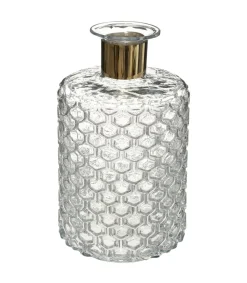 Atmosphera Vase 3D Top Metal Suite H.26.5Cm