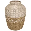maxibazar Vase Naturel Bicolore Carmen D.25X32Cm