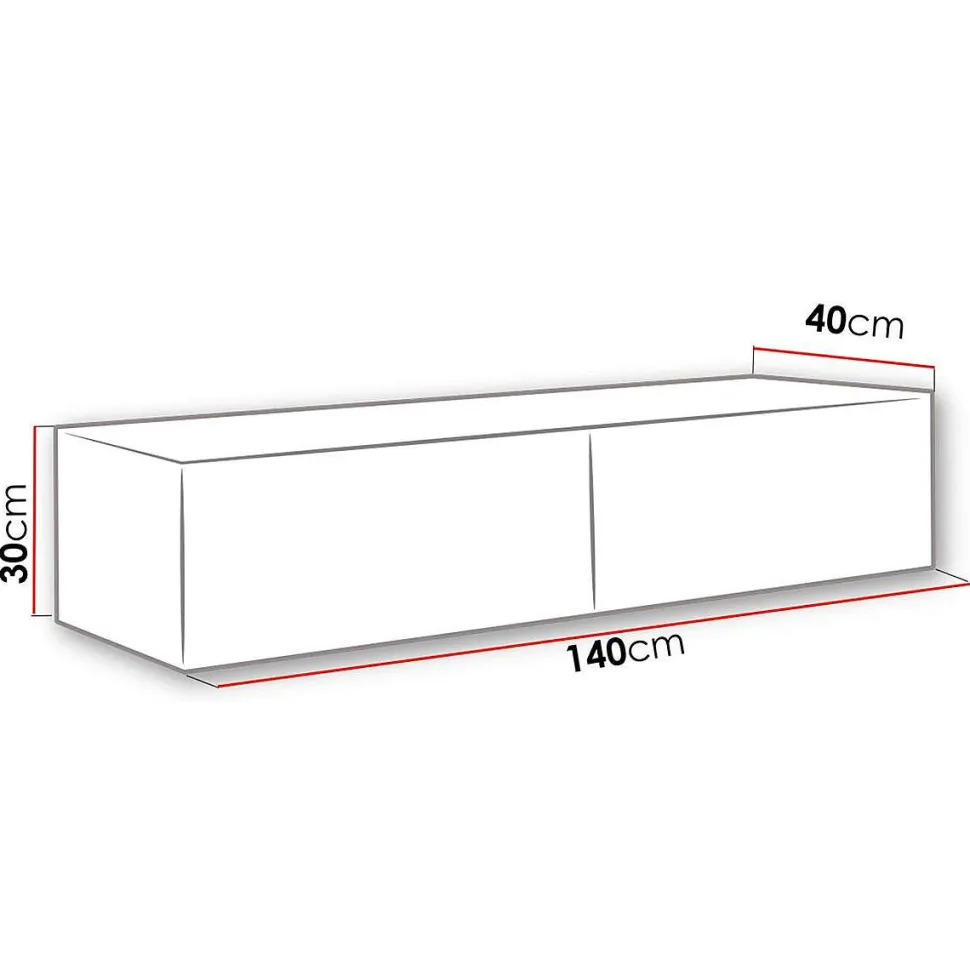 Vigo Meuble Tv Suspendu Blanc