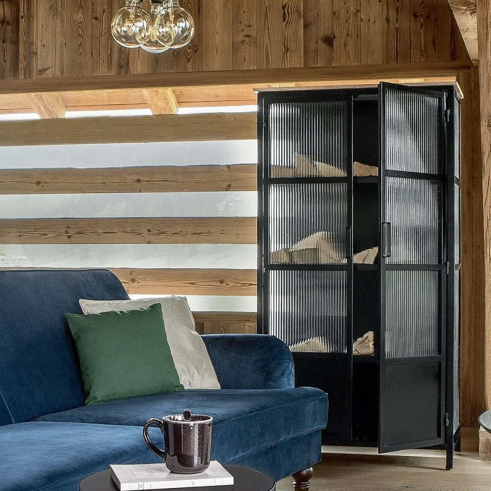 Vitrine Bibliotheque 2 Portes Tibo